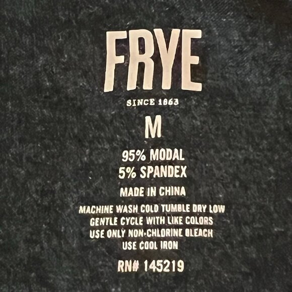 FRYE Men's Ultrasoft Modal Blend Black Stretch Sleepwear T-shirt Size Medium NWT - Picture 9 of 11